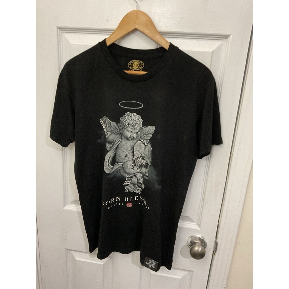 Muerte Hustle Daily 'Born Blessed' Graphic T-Shirt